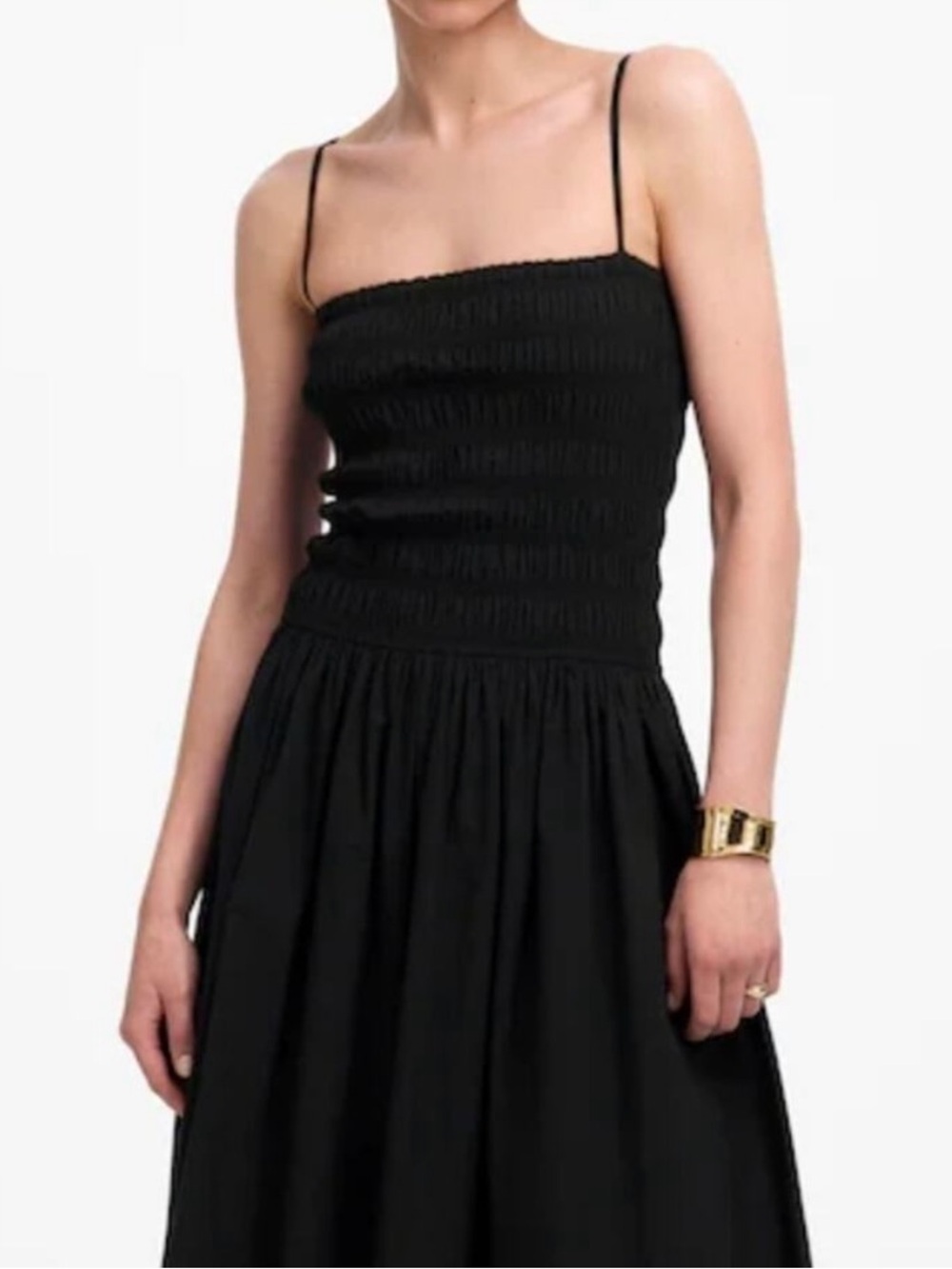 Madewell smocked poplin maxi dress - Picture 5 of 8